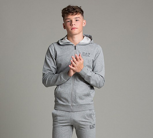 EA7 Junior Train Core ID Hooded Top