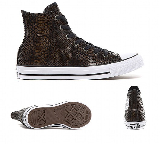 Converse Womens Chuck Taylor All Star Hi Snake Trainer