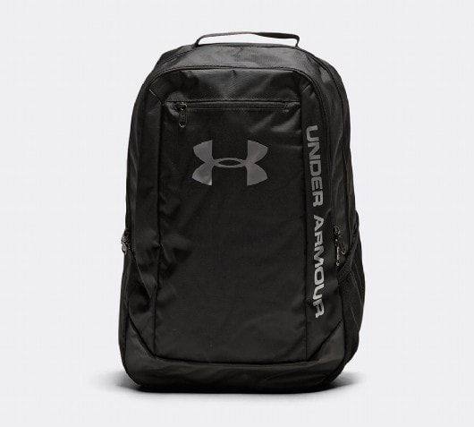 under armour hustle backpack black