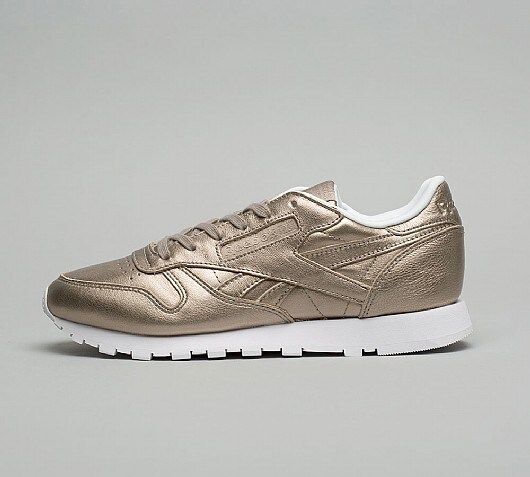 Reebok Womens Classic Leather Melted Metal Trainer
