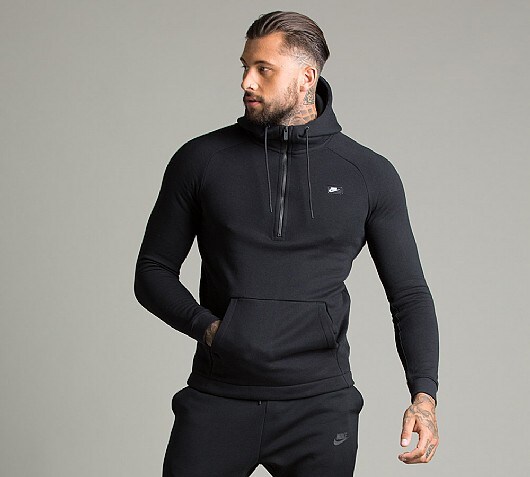 nike modern hoodie half zip