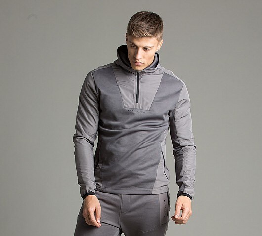 Alphalab Prima 1/4 Zip Hooded Top