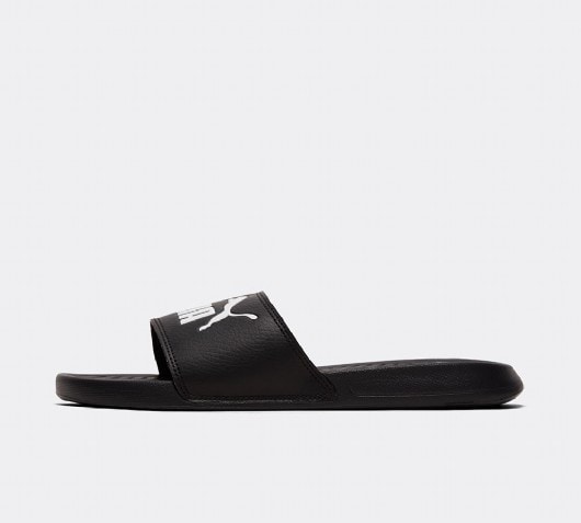 puma popcat slides black