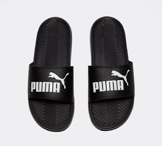 Puma Popcat Slide Sandal | Black/Black 