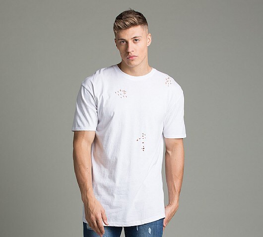 Brave Soul Benji Distressed T-Shirt