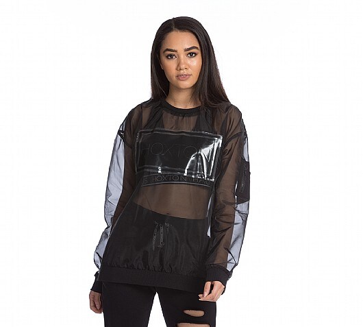 Hoxton Haus Womens Penny Mesh Sweat