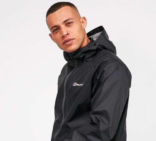 berghaus men's deluge light waterproof jacket