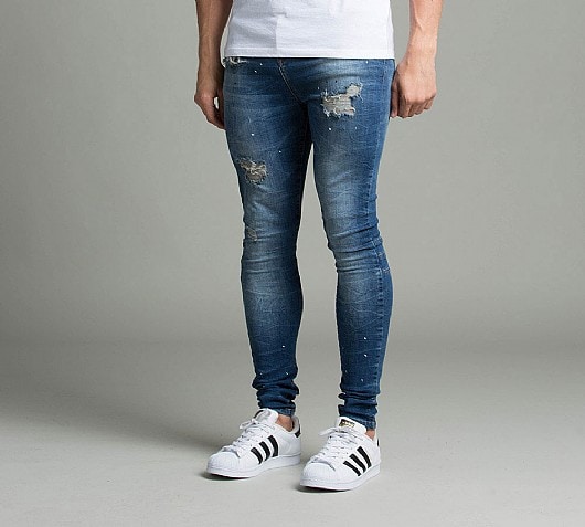 Bee Inspired Hendrix Skinny Paint Jean