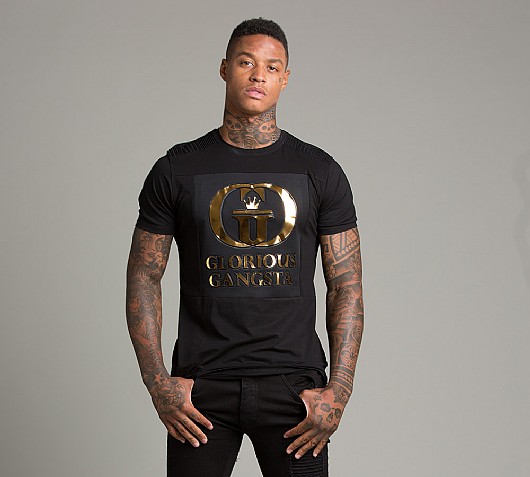 Glorious Gangsta Elvin Embossed T-Shirt