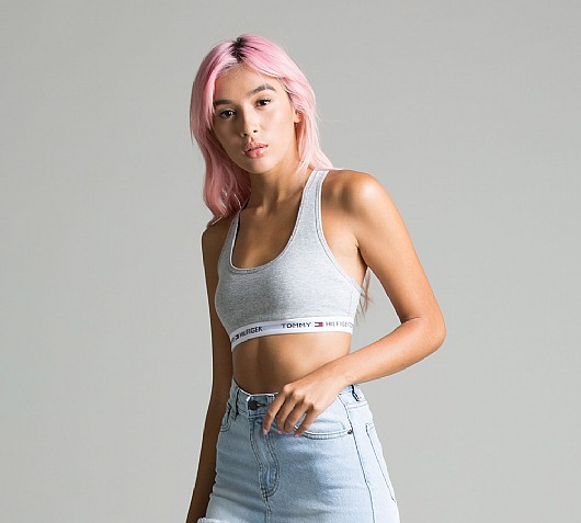 Tommy Hilfiger Womens Icon Logo Bralette