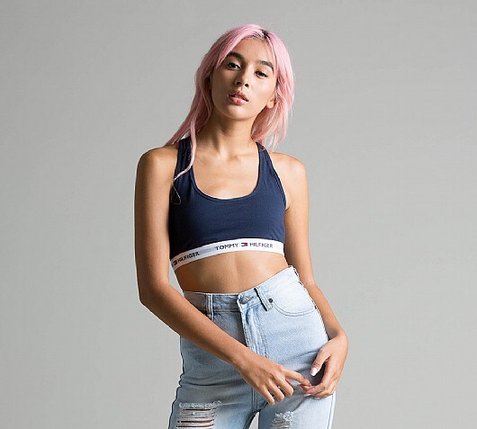 Tommy Hilfiger Womens Icon Logo Bralette