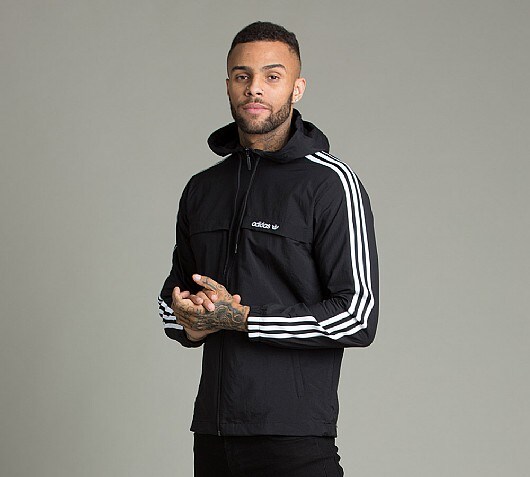 adidas Originals Three Stripe Windbreaker Jacket