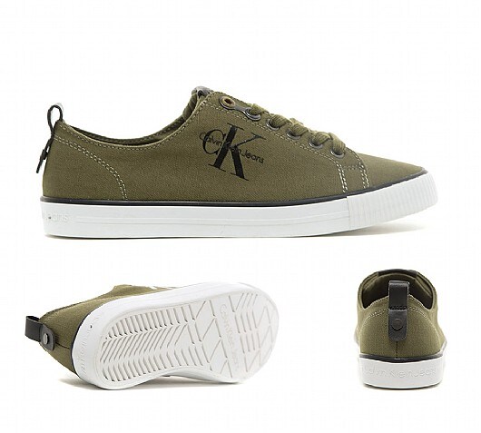 Calvin Klein Womens Dora Canvas Trainer