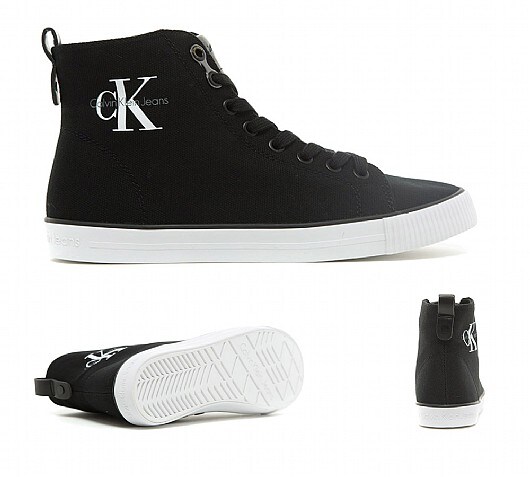 Calvin Klein Womens Delores Canvas Hi Trainer