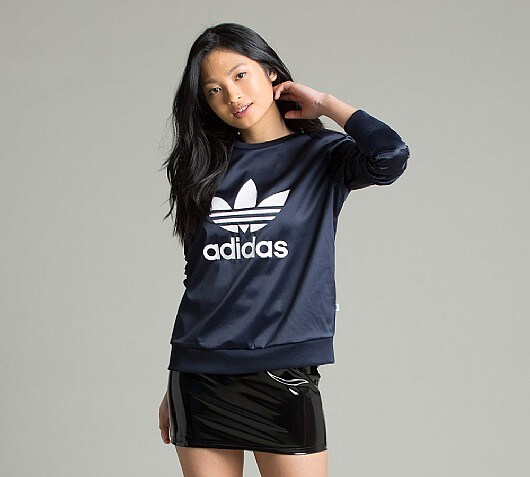 adidas Originals Womens Trefoil Crewneck Sweatshirt