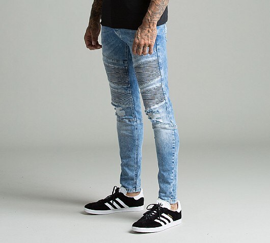 Glorious Gangsta Novia Biker Denim Jean