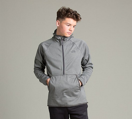The North Face Junior Glacier 1/4 Zip Fleece Hooded Top