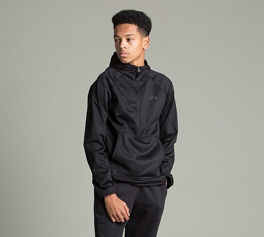 The North Face Junior Glacier 1/4 Zip Fleece Hooded Top
