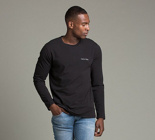 Calvin Klein Small Logo Long Sleeve T-Shirt