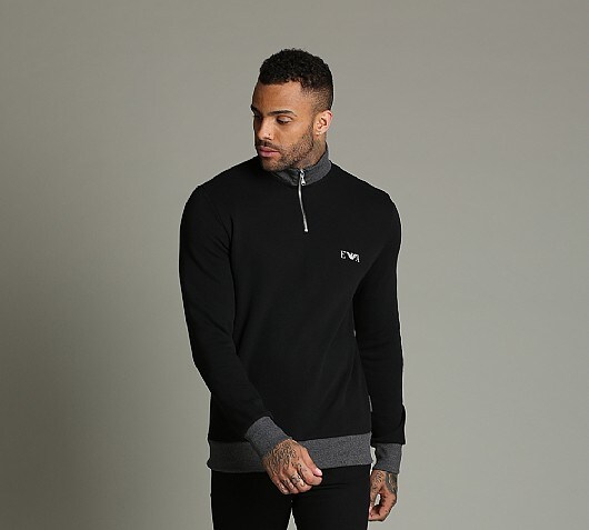 Emporio Armani Quarter Zip Sweatshirt