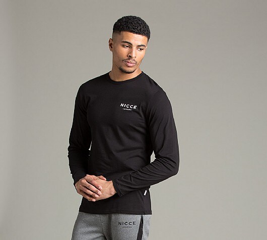 Nicce Chest Logo Long Sleeve T-Shirt