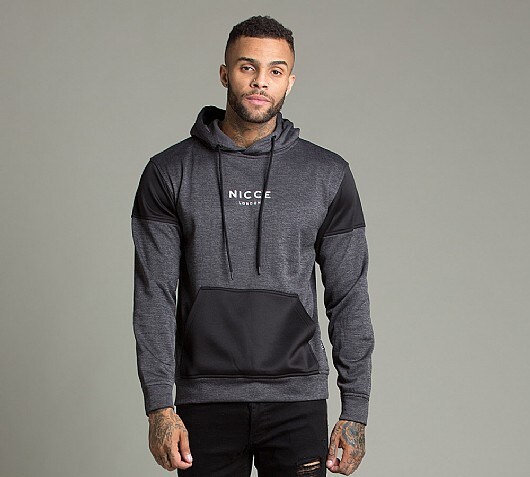 Nicce Poly Tech Overhead Hooded Top