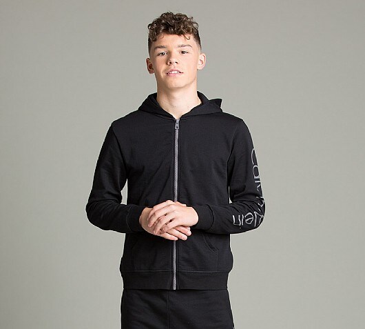 Calvin Klein Junior CK Arm Print Hooded Top