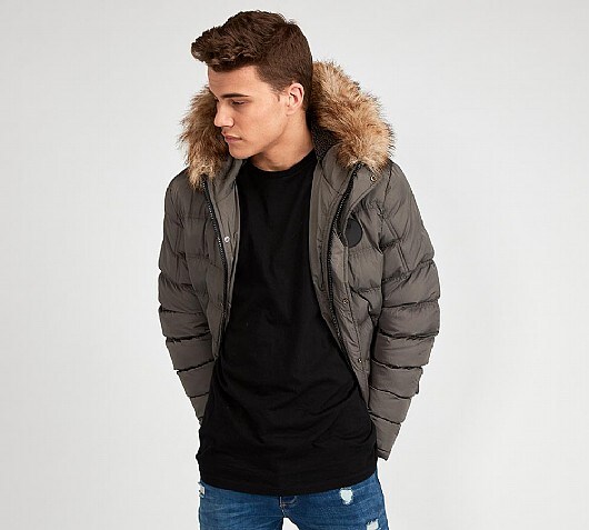 4Bidden Storm Fur Hooded Puffer Jacket
