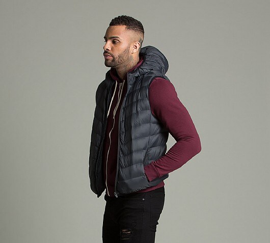 Brave Soul Blackburn Chevron Quilt Gilet