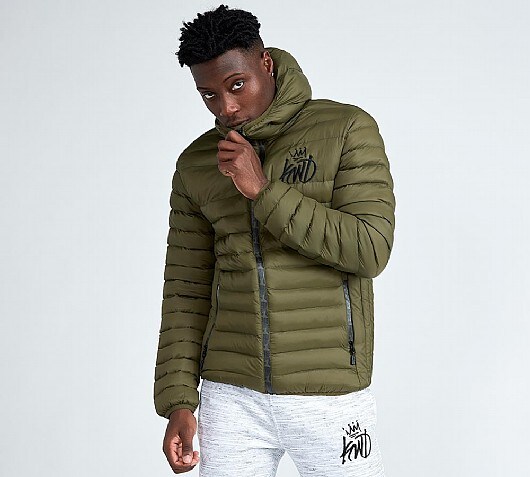 Kings Will Dream Ebley Camo Zip Puffer Jacket