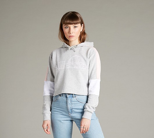 Ellesse Womens Cili Cropped Hooded Top