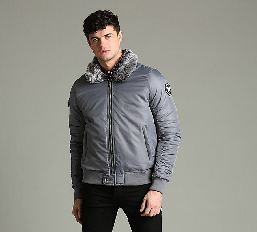 Good For Nothing Prestwig MA2 Fur Bomber Jacket