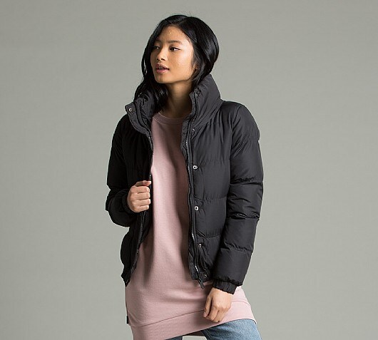 Brave Soul Womens Slay Quilted Jacket