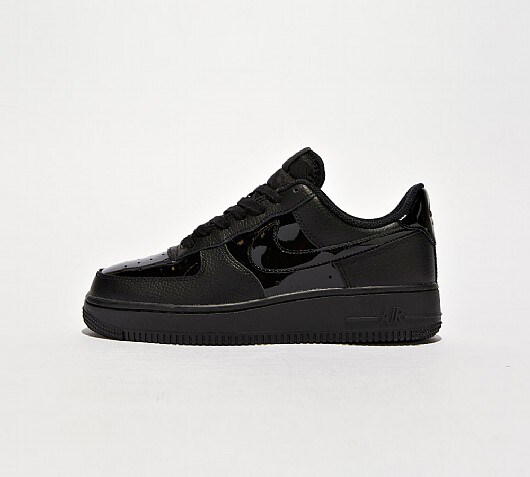 Nike Womens Air Force 1'07 Patent Trainer | Black | Footasylum