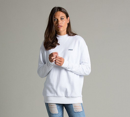 Sik Silk Womens Logo Oversized Sweatshirt