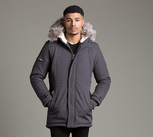 Project X Paris Tech Pintuck Bomber Parka Jacket
