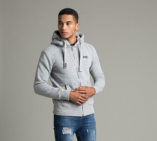 Superdry Orange Label Full Zip Hooded Top
