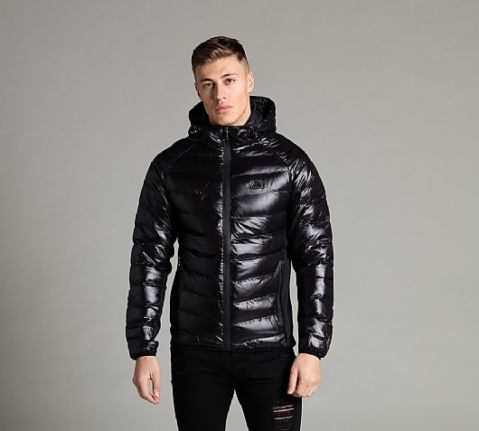 Zavetti Canada Oshawa Puffer Parka Jacket Black - minimalistisches ...