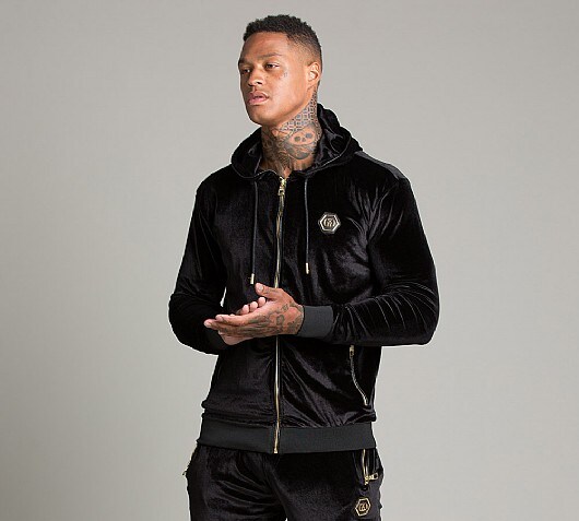 Glorious Gangsta Lyron Velour Hooded Top