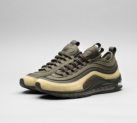 nike khaki air max 97 trainers