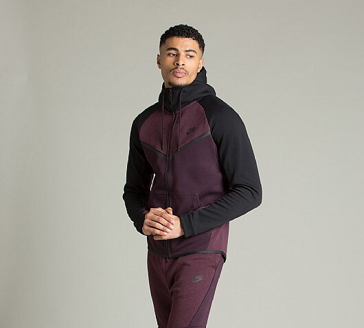 purple nike tech fleece tracksuit