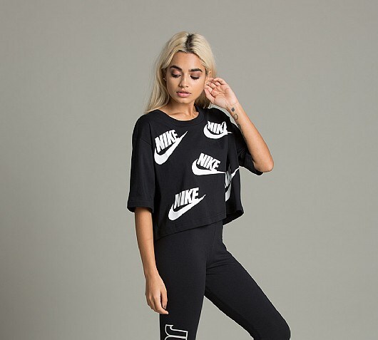 Nike Womens Futura Cropped T-Shirt