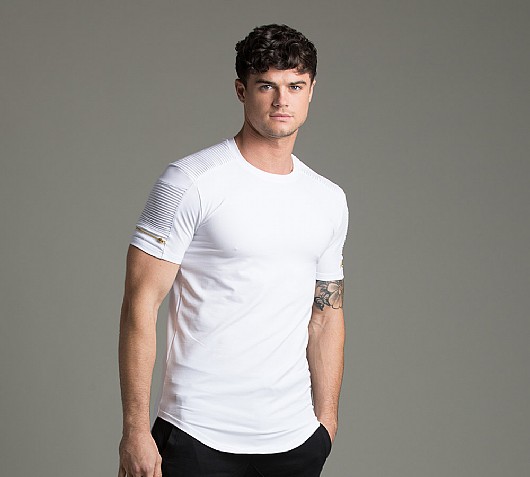 Project X Paris Pintuck Zip T-Shirt