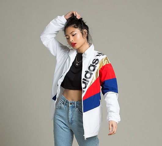 adidas Originals Womens Tribe Windbreaker Track Jacket
