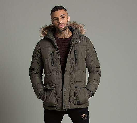 Threadbare Interstella Fur Parka Jacket