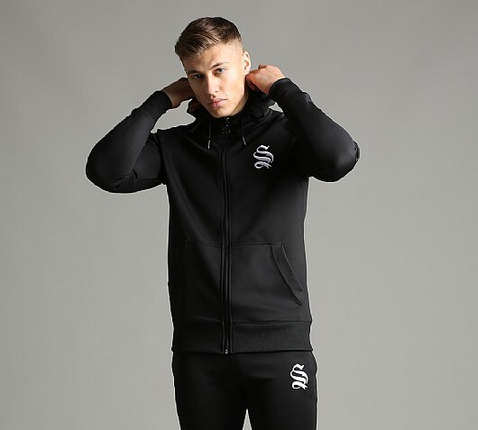 Sinners Attire Poly Full Zip Hooded Top