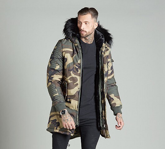 Project X Paris Fur Lined Pintuck Parka Jacket