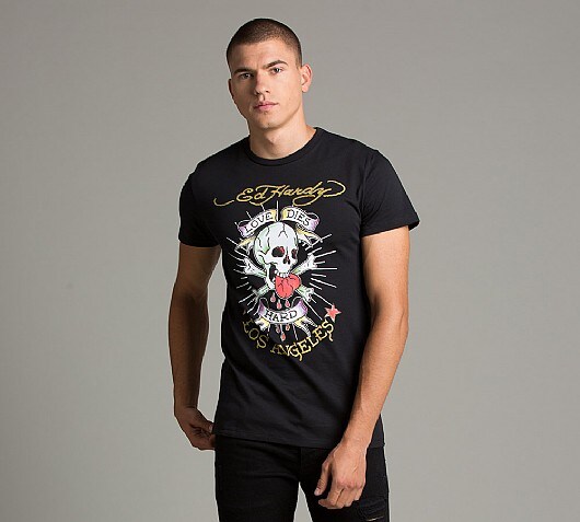Ed Hardy LA Dies T-Shirt