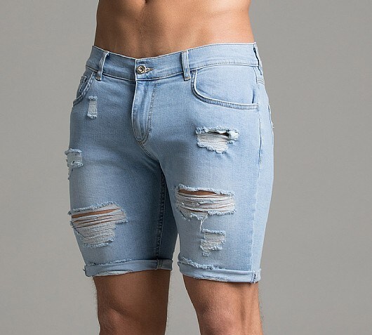 Nimes Bleached Destroyed Short