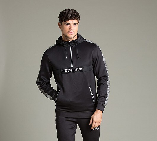 Kings Will Dream Dawley Half Zip Hooded Top
